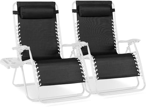 Best Choice Products Set of 2 Extra Wide Zero Gravity Chair Recliner