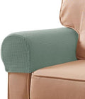 SUBRTEX Stretch Couch Arm Covers Set of 2, Non-Slip Sofa Armrest Slipcovers
