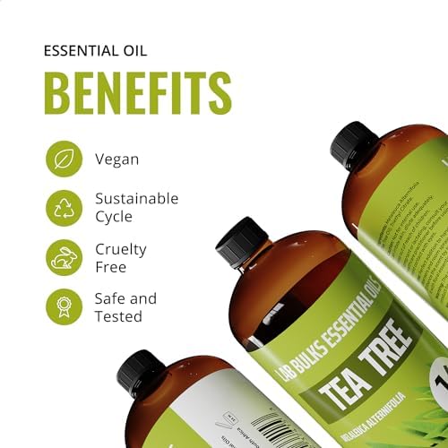 Lab Bulks Essential Oil Tea Tree 16 oz Bulk Bottle