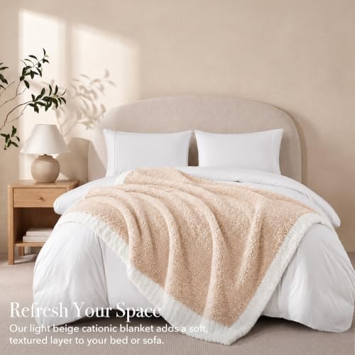 Monbix Soft Twin Blanket for Bed-Cozy Warm Reversible Knitted Blankets