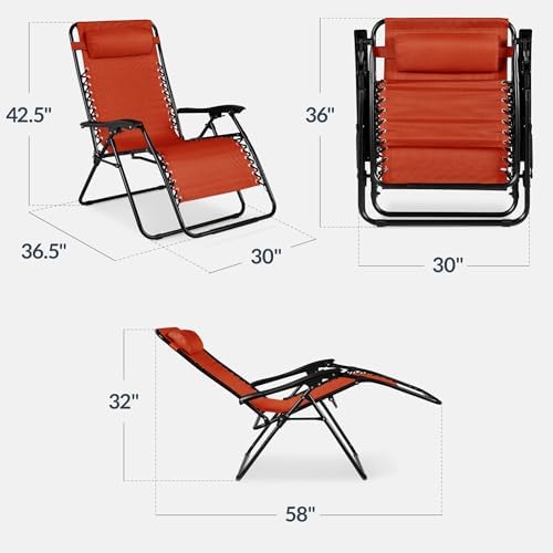 Best Choice Products Set of 2 Extra Wide Zero Gravity Chair Recliner