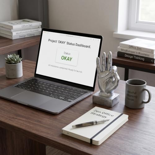 Nice purchase Hand Finger Gesture Desk Statues Fingers Sculpture Creative Home Living Room Cabinet Shelf Decoration (OK Gesture in Silver)