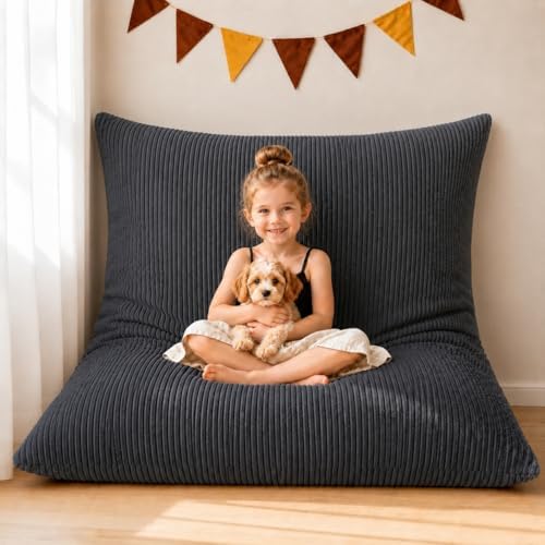 3 in 1 Kids Bean Bag Chair Bed – Foldable Bean Bag to Lounger