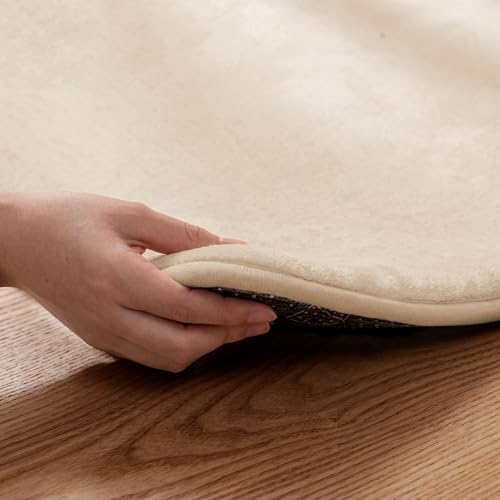 1.3" Thick Baby Floor Play Mat 79x158 Padded Foam Play Mat, Beige