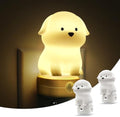 L LOHAS LED Plug in Night Light for Kids 2 Pack, 3D Cute Puppy Night Lights