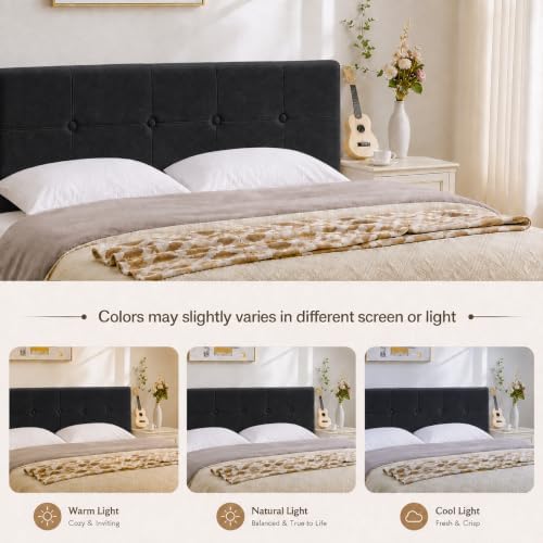 Queen Headboard with Adjustable Height