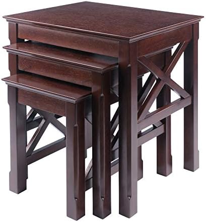 Winsome Xola Nesting Tables, Cappuccino