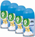 Air Wick Automatic Air Freshener Spray Refill, 1ct, Fresh Linen, Odor Neutralization, Essential Oils (Pack of 4)