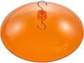 iBorn 13-inch Sunshade Cover for Oriole Feeder, Weather Guard Sun Shade Cover, for Hanging Oriole Nectar Feeder for Outdoors Rain Guard, Chew Proof Polycarbonate, Pack of 1, Orange