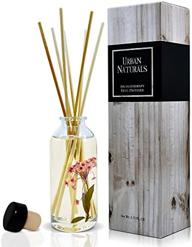 Urban Naturals Reed Diffuser Set, Sweet Pea & Sandalwood - Bathroom Décor