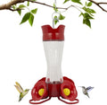 Perky-Pet 203CPBN Glass Hummingbird Feeder for Outdoors with Perches, Ant Moat, Bee Guards - Pack of 1