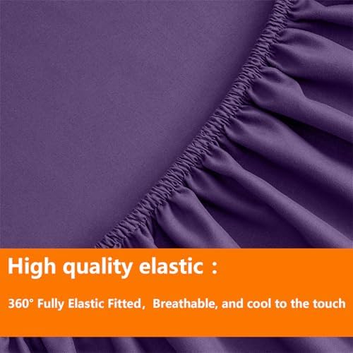 Purple King Comforter Set - 7 Pieces, Bed in a Bag Bedding Sets