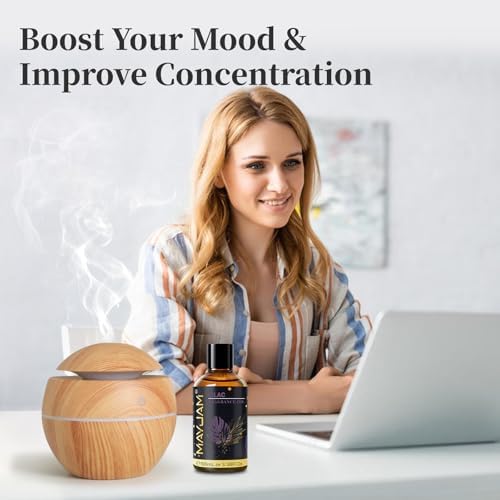 MAYJAM Lilac Fragrance Oil Essential Oils for Diffusers, 100ML/3.38FL.OZ