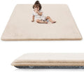 1.3" Thick Baby Play Mat for Floor, 79x79 Foam Play Mats, Beige