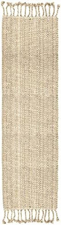 100% Cotton Table Runner for Dining Room Tables Rectangle Two Tone Woven Fabric 72" x 13" Soft Durable Table Runner, Eggshell(Pack of 1)