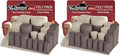 Yelanon Felt Furniture Pads for Hardwood Floors -216 Pcs Premium Felt Pads for Chair Legs, Floor Protectors for Furniture, Beige & Brown (Pack of 2)