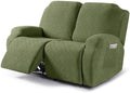 VANSOFY Stretch Recliner Loveseat Cover, Slipcover, Army Green, 2 Seater