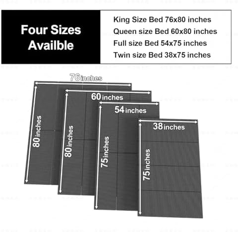 Imperius 10mm Bunkie Board,Full Size 54x75'' – Mattress Support