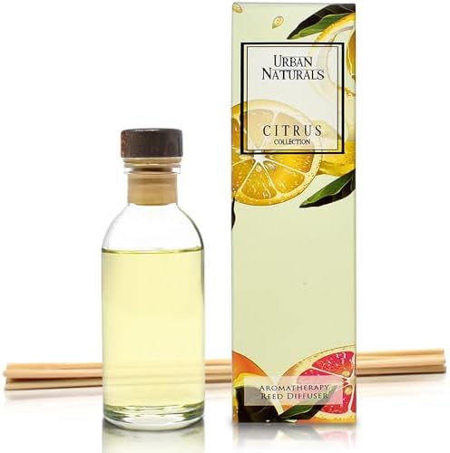 Urban Naturals Reed Diffuser Set, Grapefruit - Bathroom Shelf Décor