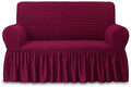 NICEEC Loveseat Covers Washable Love Seat Couch Covers Slipcover with Skirt