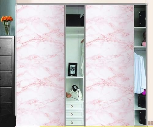 Marble Contact Paper Pink Peel and Stick Wallpaper for Kitchen Countertop