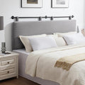 UEV King Headboard Only, Wall Mounted Hanging Upholstered Bed Head Board