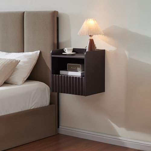 BuildHom 16" Wide Floating Nightstand for Bedroom