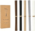 5 Mixed Colors Reed Diffuser Sticks 7.5inch/3mm - 130pcs Fiber Reed Fragrance Sticks Refill for Home and Bathroom - Rattan Essential Oil Sticks for Scented Diffuser (3mm X 19cm (130pcs))