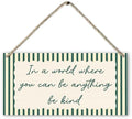 PHAMTE Inspirational Quotes Kids Room Wood Signs Plaque Decor 12x6