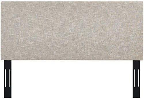 Modway Taylor Full/Queen Upholstered Linen Fabric Headboard, Beige
