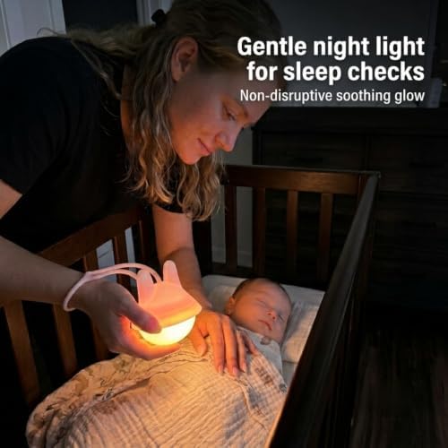 ShaArkMango Baby Car Seat Light for Night Driving, Rechargeable Car Seat Night Light for Babies, Soft Glow Backseat Travel Light with Gentle Eye Caring Design for Infants & Toddlers