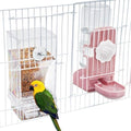 Lemtrflo No Mess Bird Feeder Water Dispenser Set, Automatic Bird Feeder