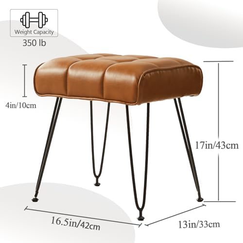 EBENCHICO PU Leather Vanity Stools, Vanity Stool Chairs for Makeup