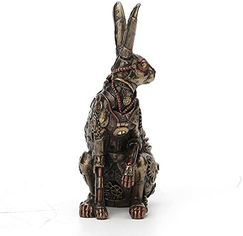 Veronese Design Steampunk Style Jack Rabbit Bronze Finished Statue