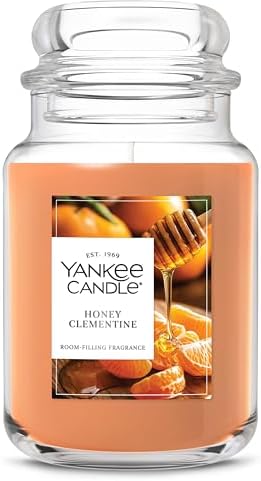 Yankee Candle Honey Clementine Scented Candle, 22oz Large Jar