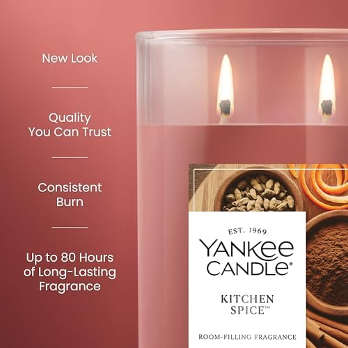 Yankee Candle Kitchen Spice Scented Candle, 20oz Large Tumbler