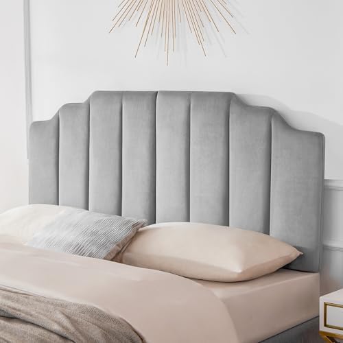 Headboard Queen Elegantly Curved Soft Padded Queen Headboard Only