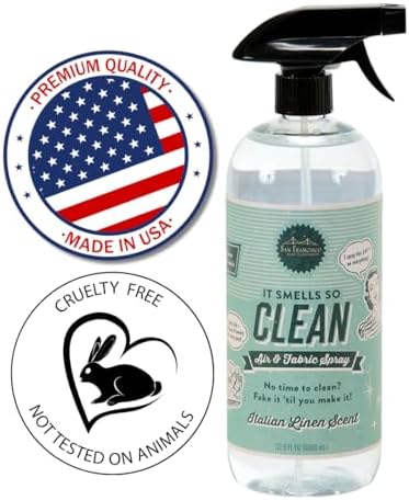 San Francisco Soap Company Smells So Clean Spray, Italian Linen, 33.8 fl oz