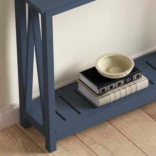 ChooChoo Farmhouse Console Table, Narrow Sofa Table for Entryway, 40 Inch