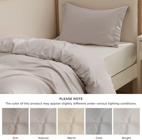 Bedsure Twin/Twin XL Duvet Cover, Soft Double Brushed Bedding Set, Taupe