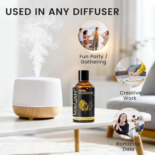 MAYJAM Hotel Fragrance Oil Essential Oils for Diffusers, 3.38FL.OZ