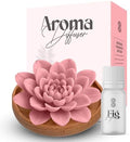 HOME ARCHIVE Aroma Diffuser with Aromatherapy Fragrant Oil Diffusers for Home Room Decor Fig Fragrance (Peony Flower (Pink))
