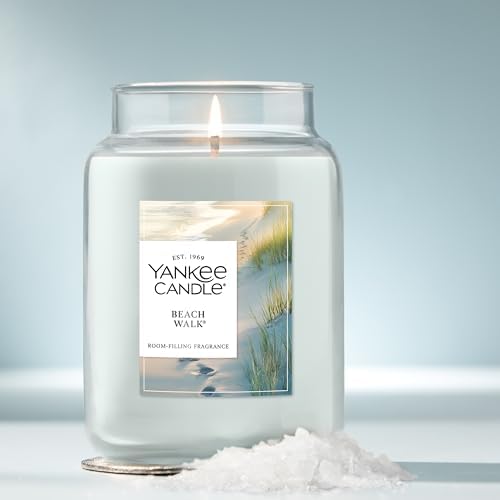 Yankee Candle Beach Walk Scented Candle, 22oz Large Jar