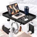 Foldable Bedside Shelf, Clamp-On Floating Tray for Bunk & Standard Beds