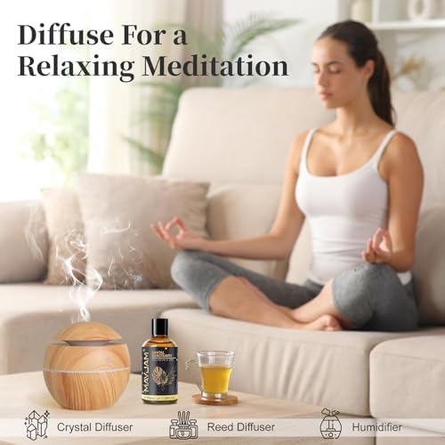 MAYJAM Santal Sanctuary Fragrance Oil for Diffusers, 100ML/3.38FL.OZ