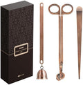 RONXS 3 in 1 Candle Wick Trimmer Set, Snuffer, Dipper, Cutter, Copper