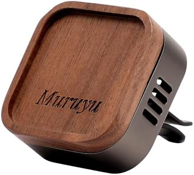 Walnut Wood Car Vent Diffuser with Magnetic Cover