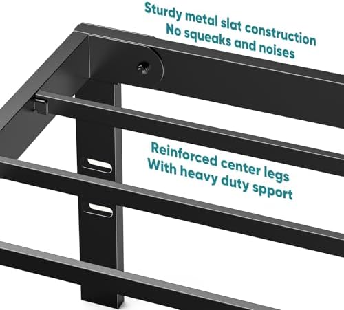 DUMOS Twin Bed Frames, 14 Inch Height Metal Platform Bed Frame