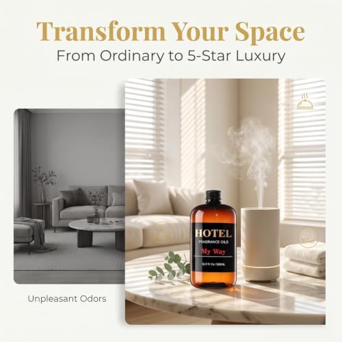 My Way Diffuser Oil Inspired by the 1 Hotel Miami - Sandalwood Suede Soft Woods - Fragrance Oil Blend for Ultrasonic and Waterless Diffusers and Crafting