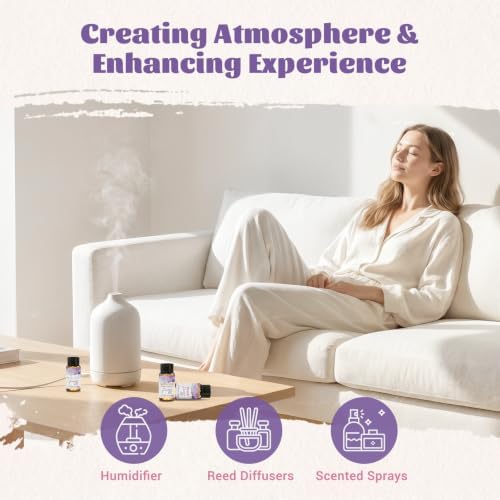 EUQEE Top 36 Scents Fragrance Oil Set for Diffuser for Home